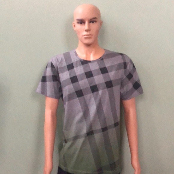 Burberry Authentic Grey/Green Men's TShirt - Picture 1 of 11